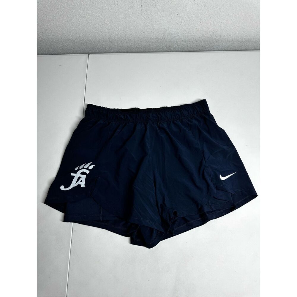 Nike Athletic Shorts Women’s Blue Size L Logo